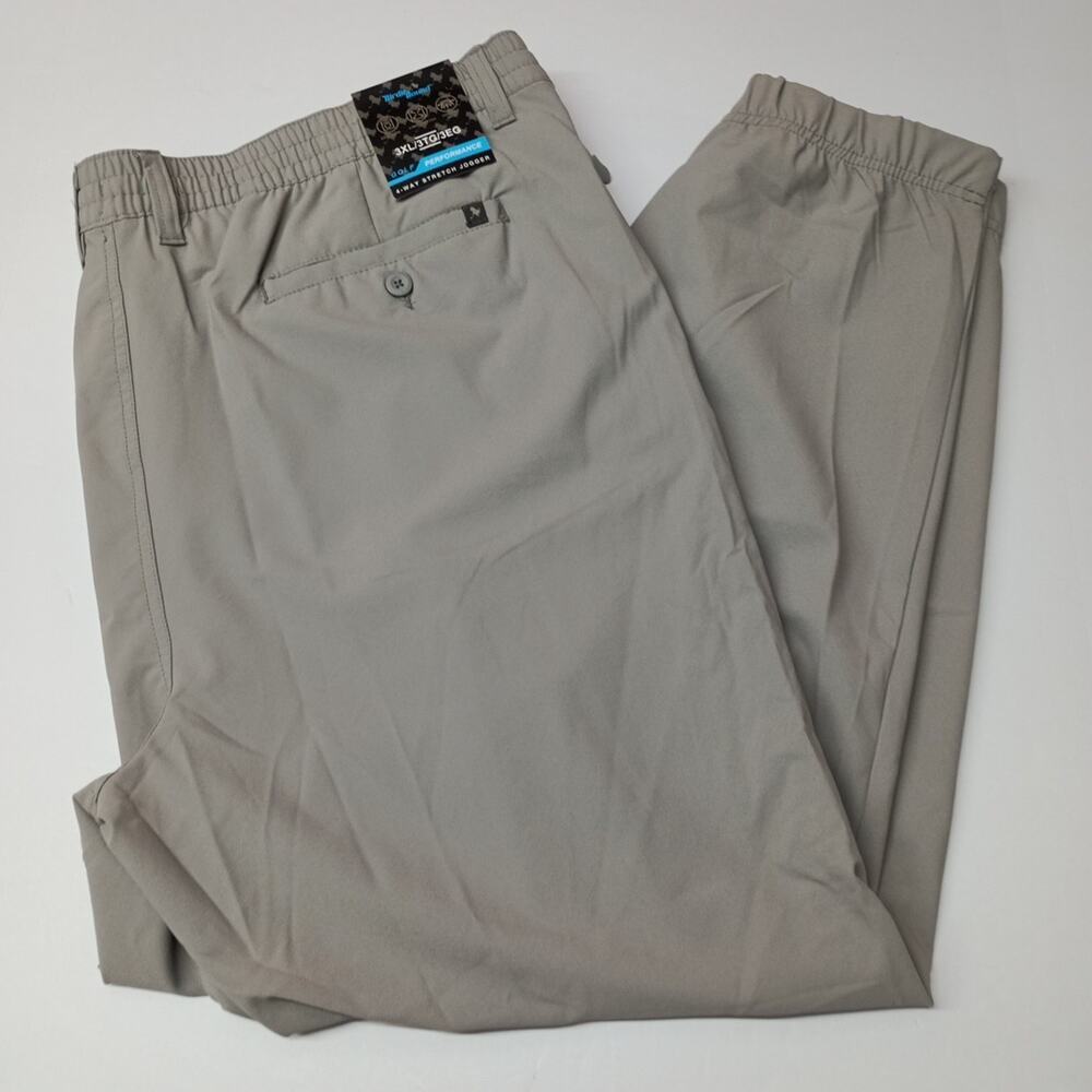 Birdie Bound Golf Joggers Men's 3XL Gray Stretch Drawstring